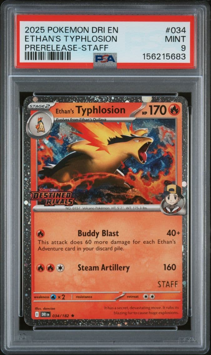 2025 #034 Ethan's Typhlosion PSA