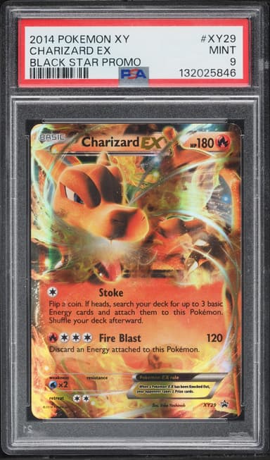 Pokemon XY Black Star Promo Holo Charizard EX #XY29