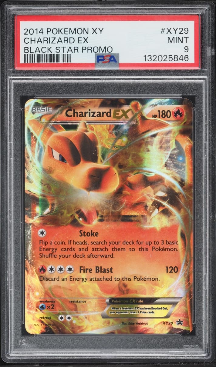 Pokemon XY Black Star Promo Holo Charizard EX #XY29