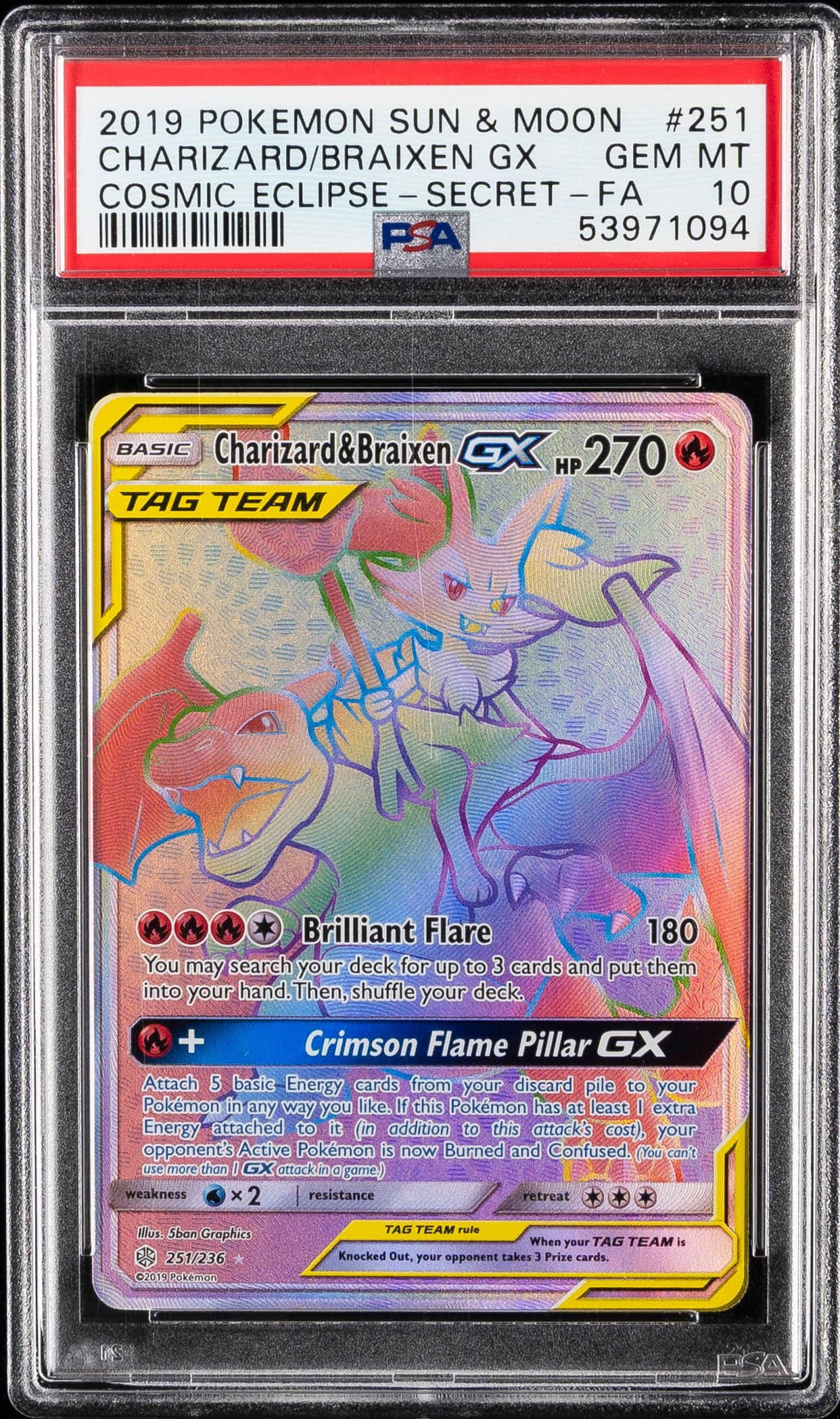 Full Art/Charizard & Braixen GX