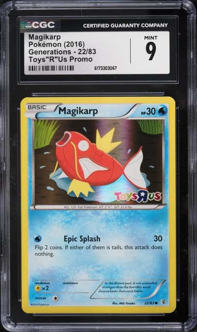 Pokemon XY Generations Toys"R"Us Promo Magikarp #22