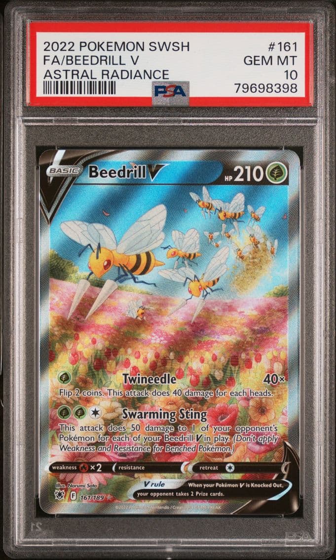 2022 #161 Full Art/Beedrill V PS