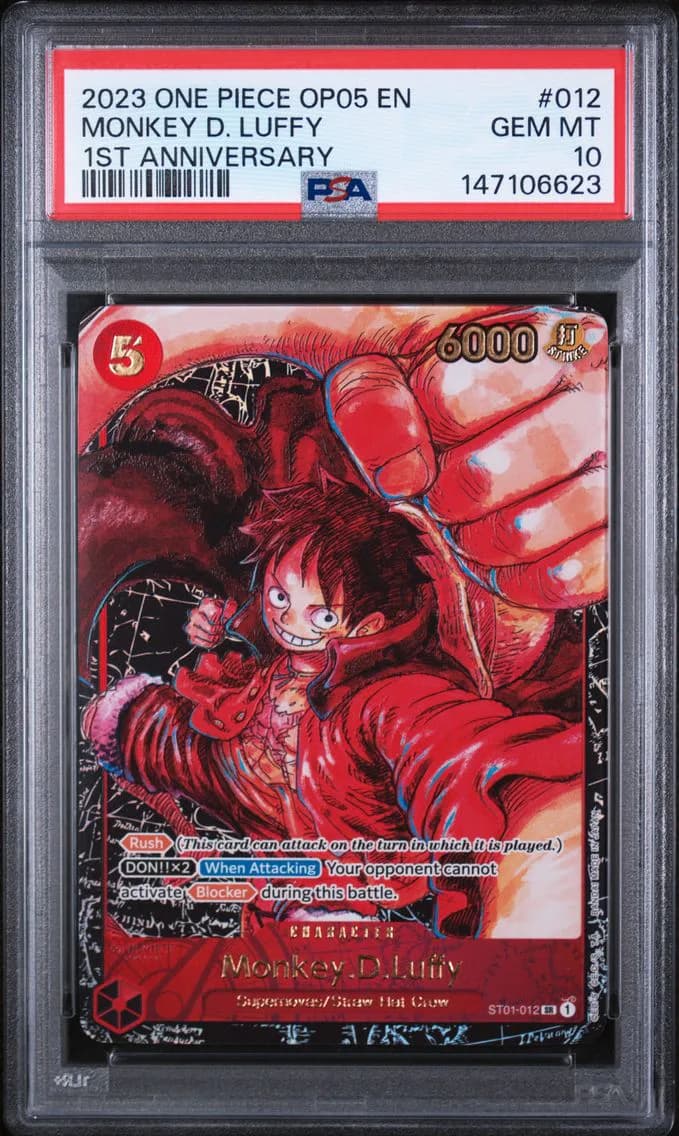 2023 #012 Monkey D. Luffy PSA 10