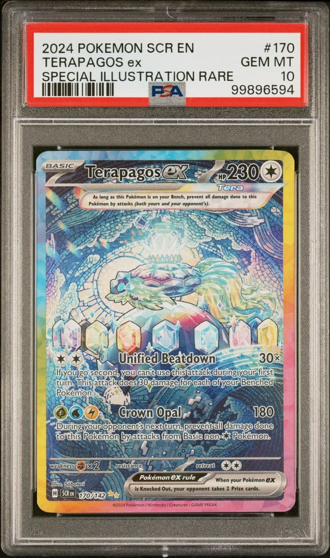 2024 #170 Terapagos EX PSA 10 Sc