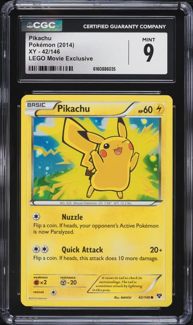 Pokemon XY LEGO Movie Exclusive Pikachu #42