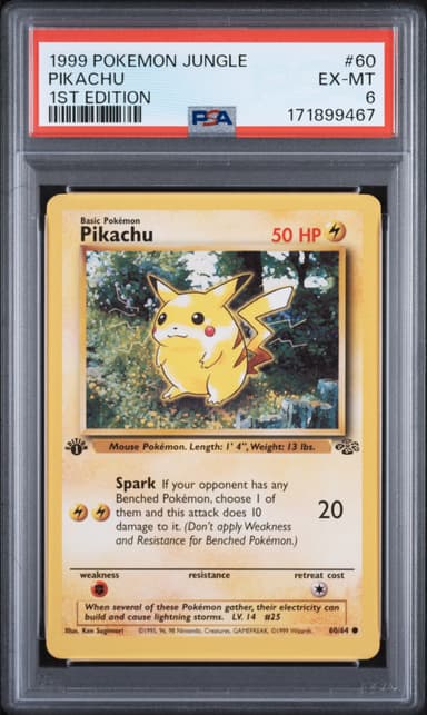 Pikachu 1st Edition