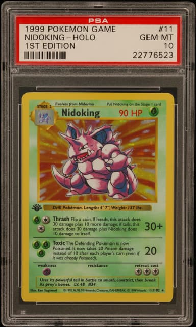 Nidoking-Holo 1st Edition