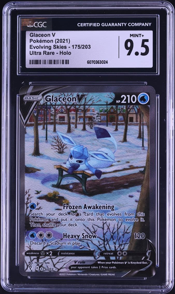 2021 #175 Full Art/Glaceon V CGC