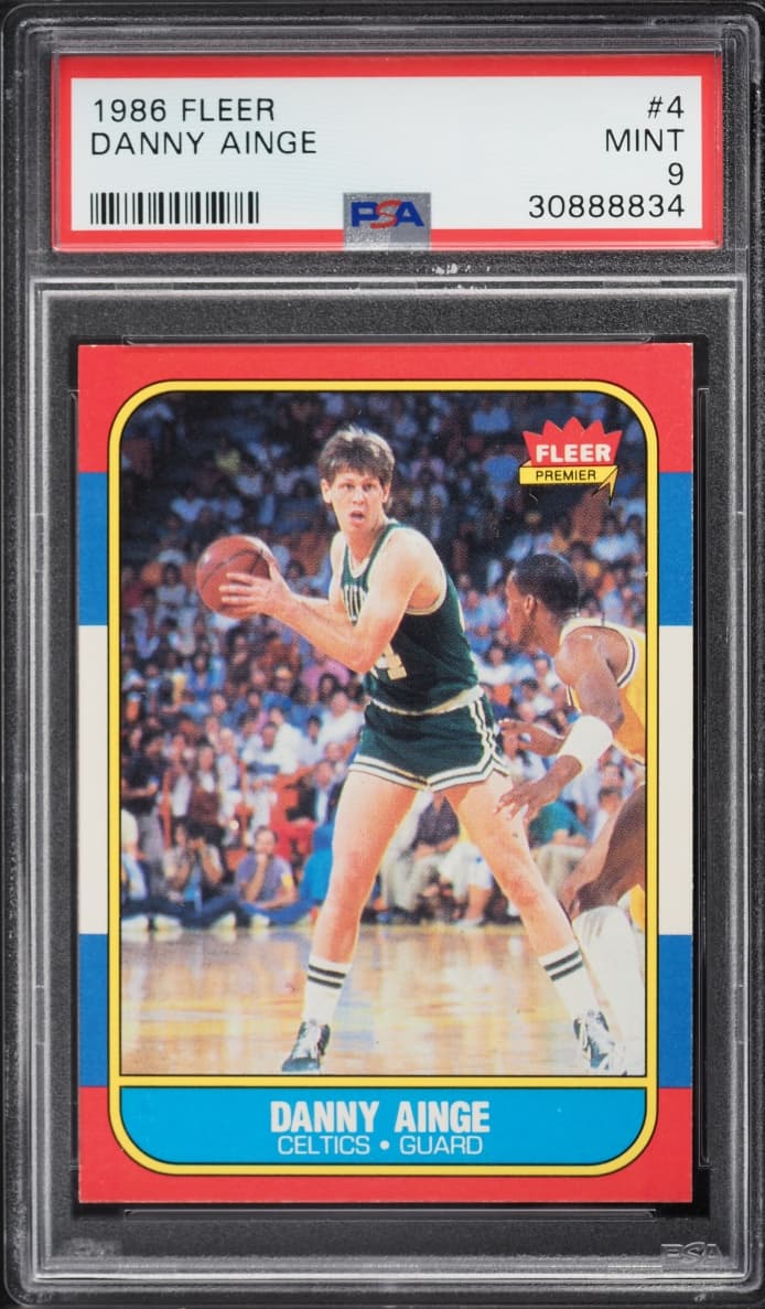 Fleer Basketball Danny Ainge #4
