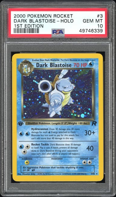 Dark Blastoise-Holo 1st Edition