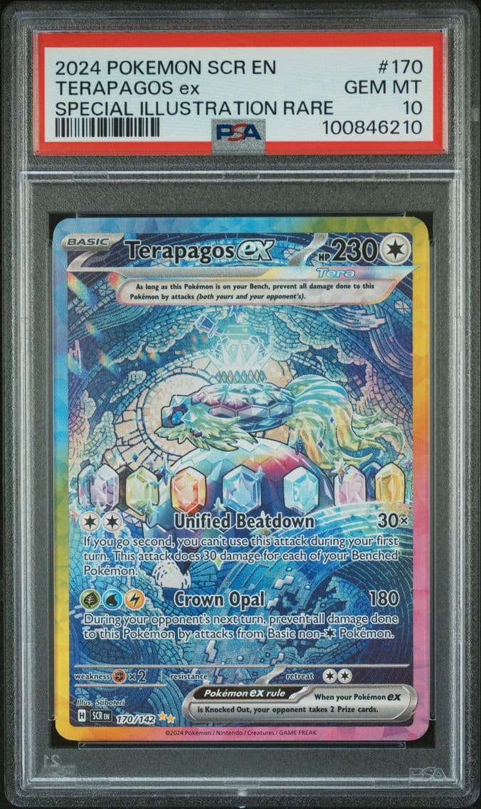 2024 #170 Terapagos EX PSA 10 Sc