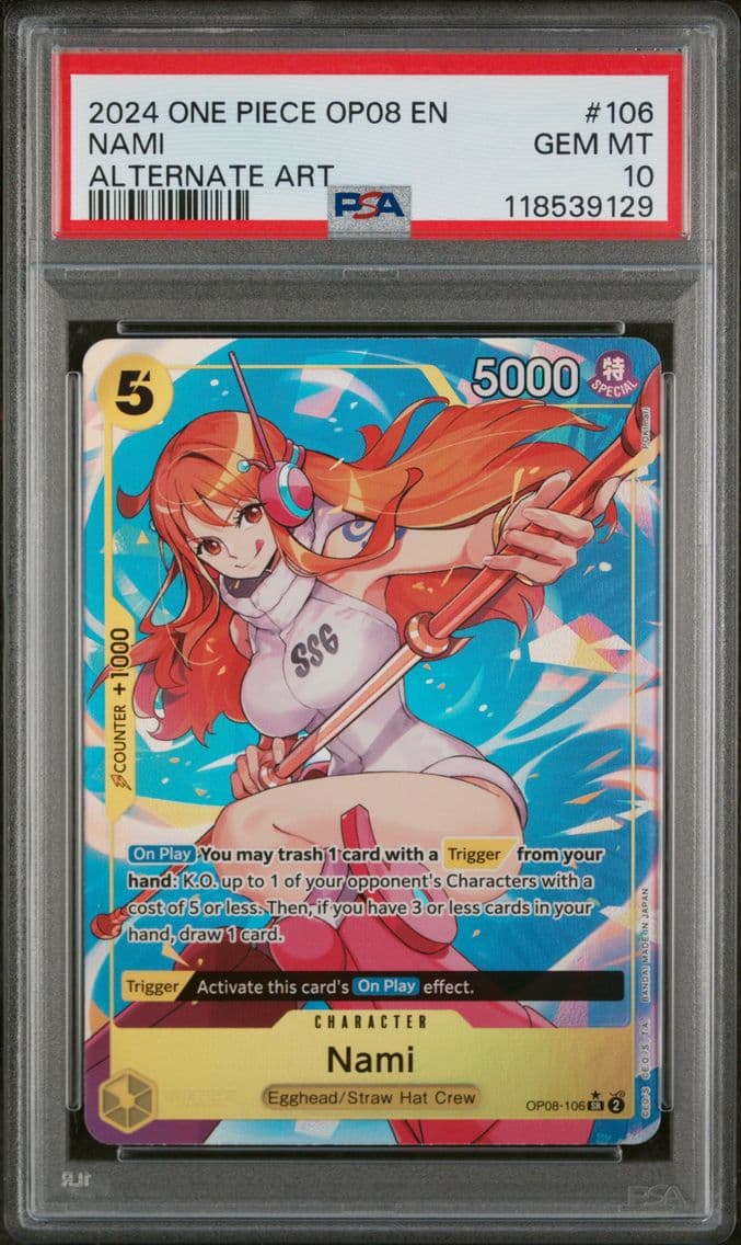 2024 #106 Nami PSA 10 One Piece