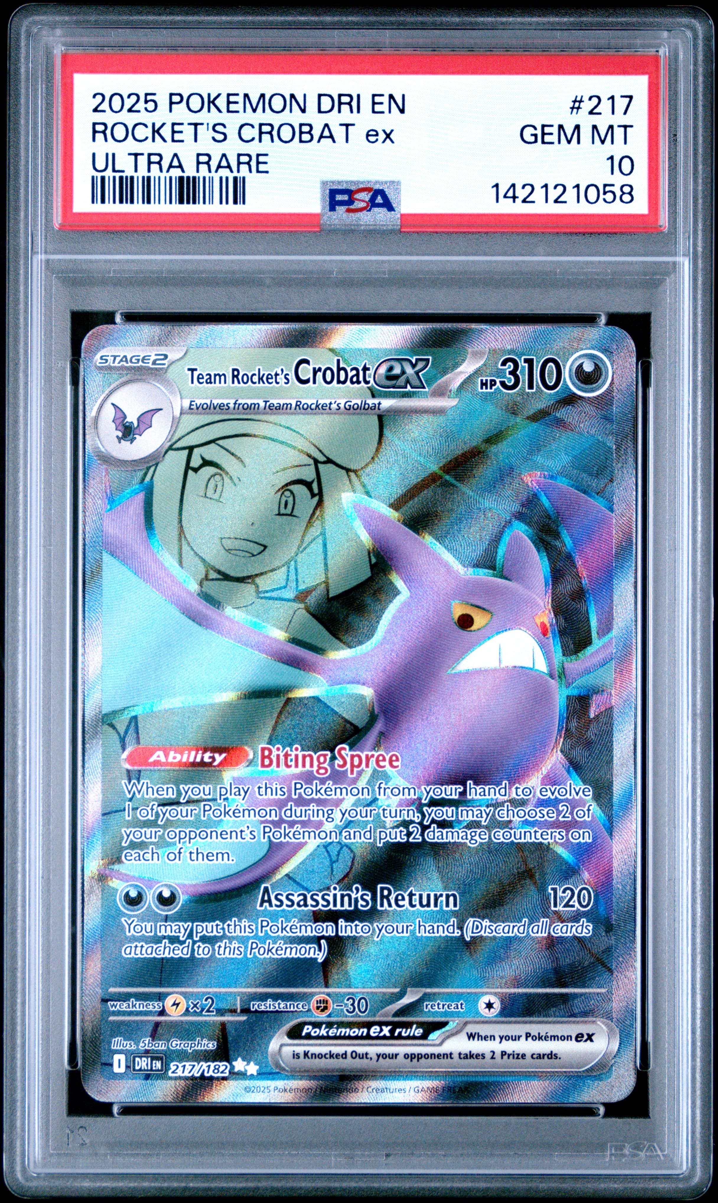 Team Rocket's Crobat EX