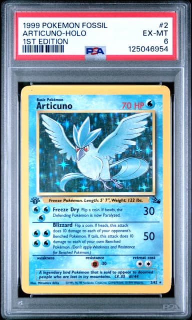 Articuno-Holo 1st Edition