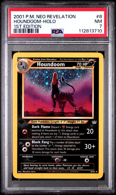 Houndoom-Holo 1st Edition