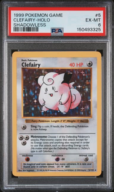 Clefairy-Holo Shadowless