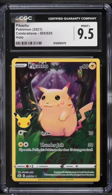 Pokemon Sword & Shield Celebrations Full Art Pikachu #5