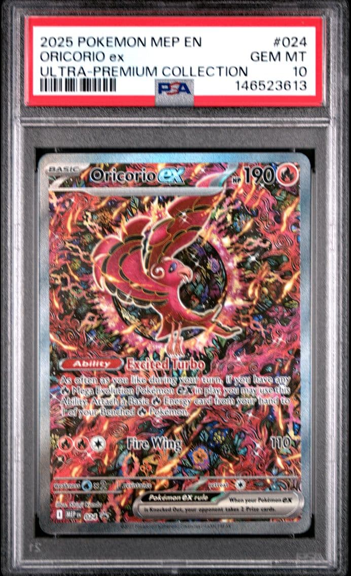 2025 #024 Oricorio EX PSA 10 Mep