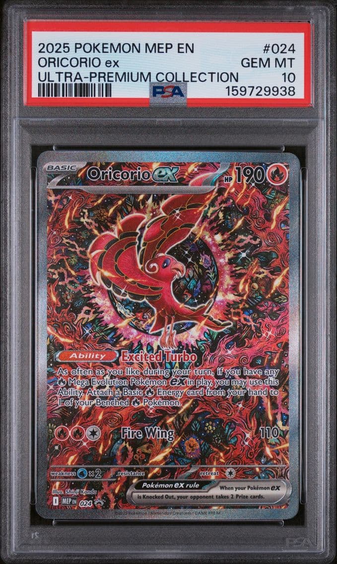 2025 #024 Oricorio EX PSA 10 Mep
