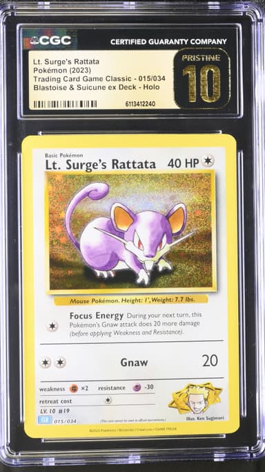 Lt. Surge's Rattata
