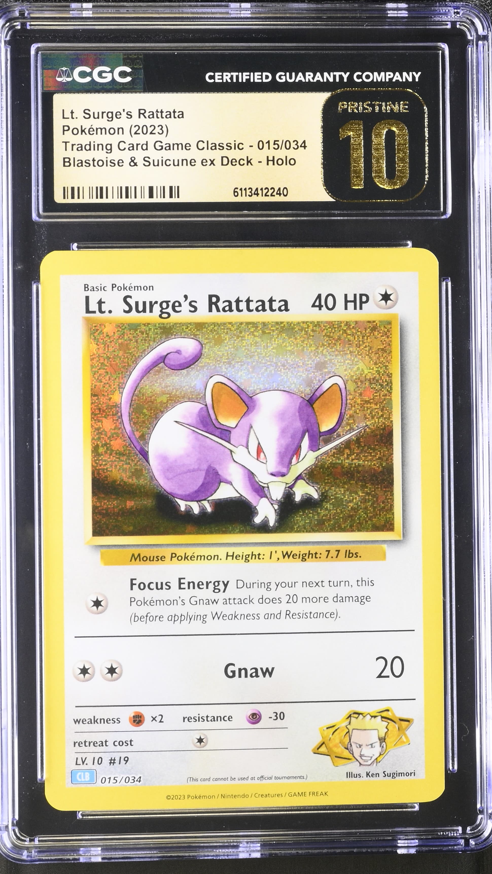 Lt. Surge's Rattata
