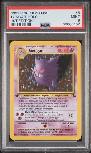 Gengar-Holo 1st Edition