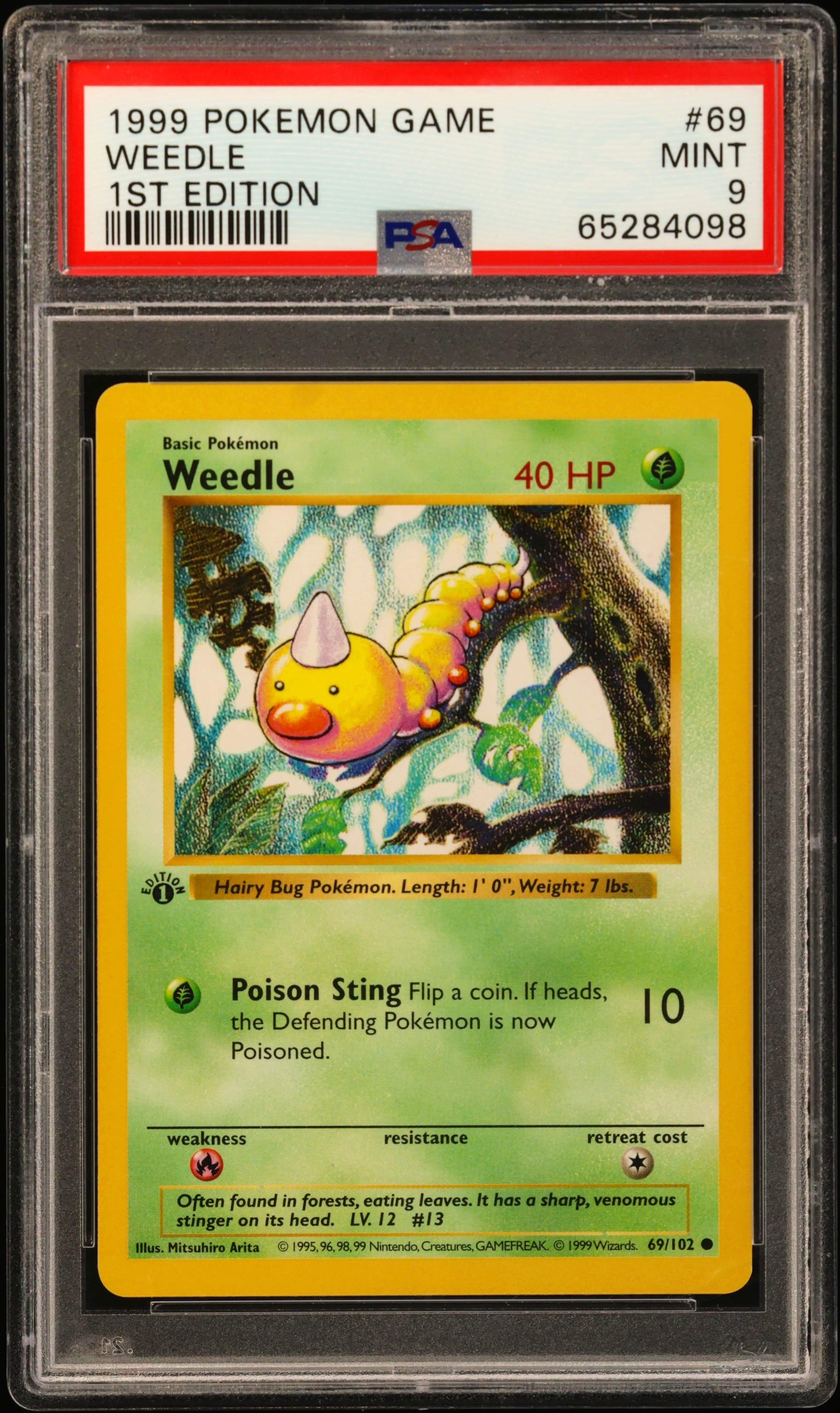 Weedle 1st Edition