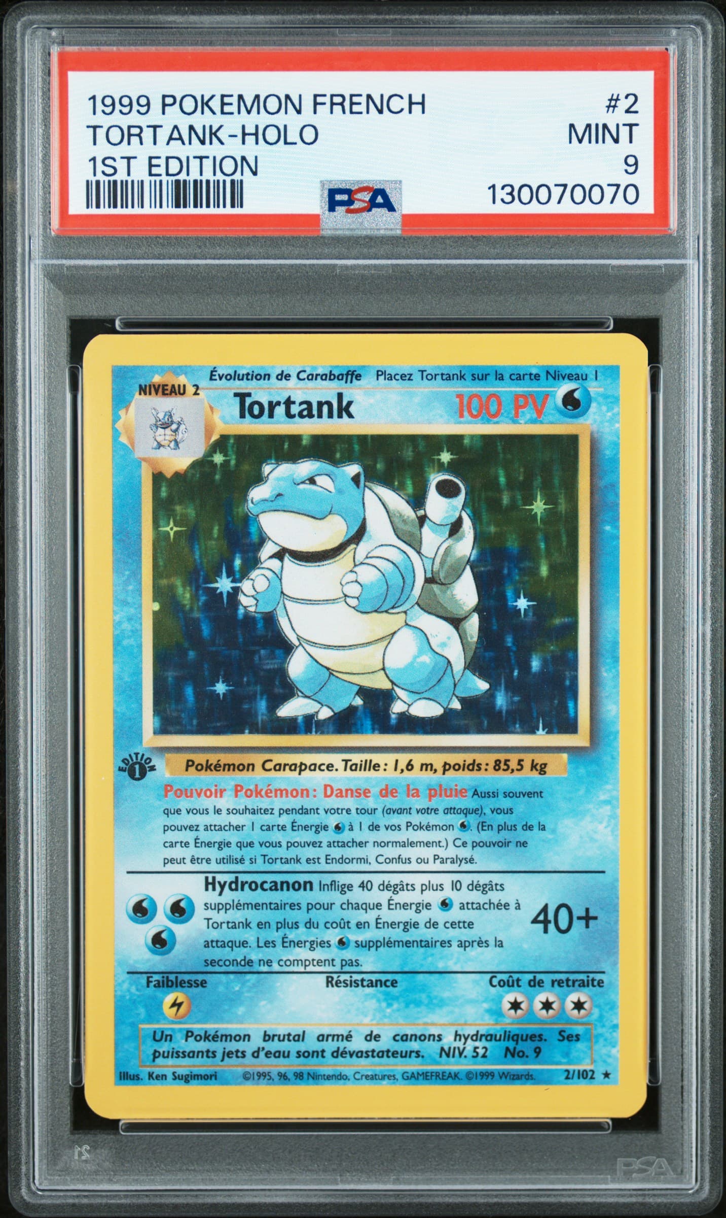 Tortank-Holo 1st Edition