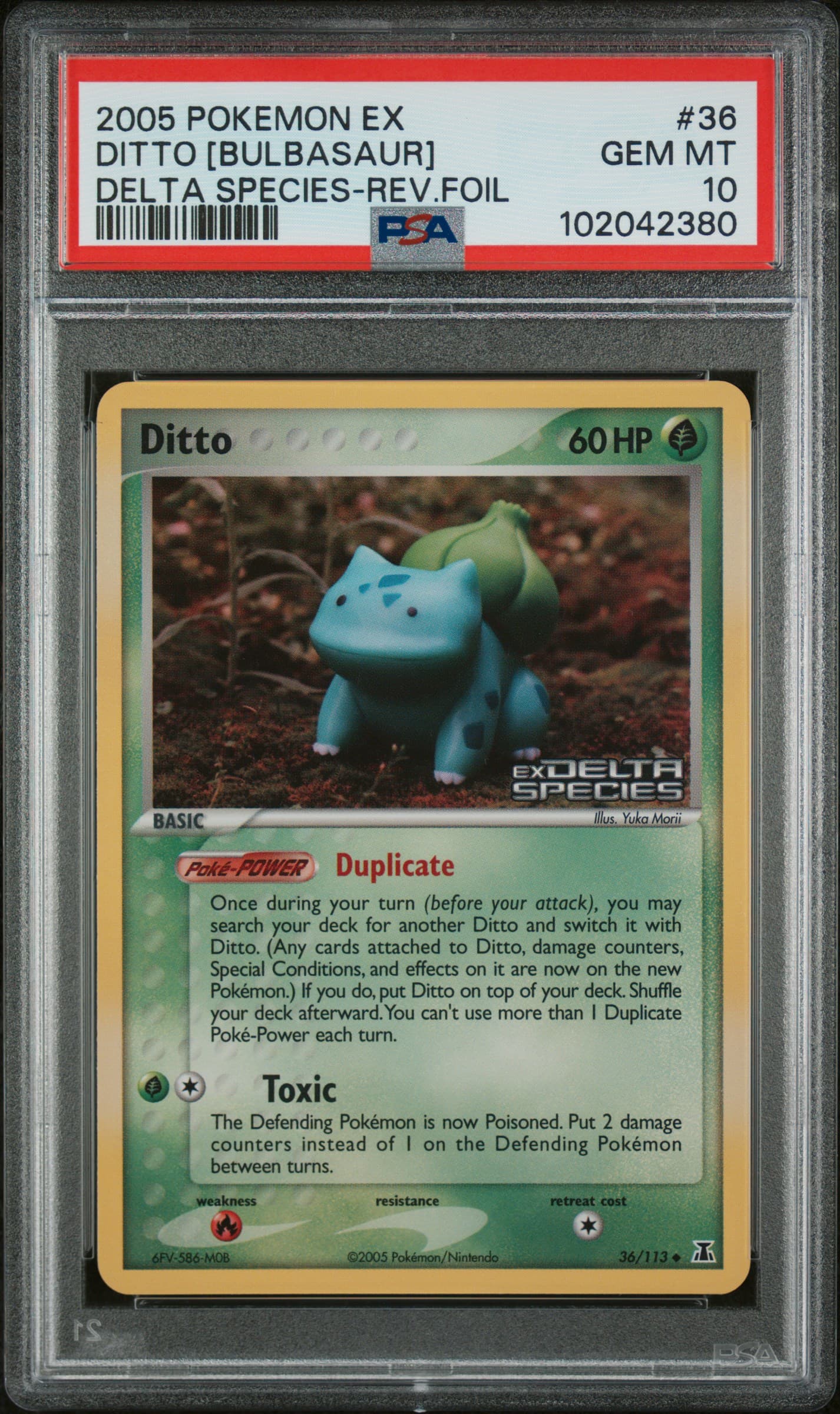 Ditto [Bulbasaur]-Reverse Foil