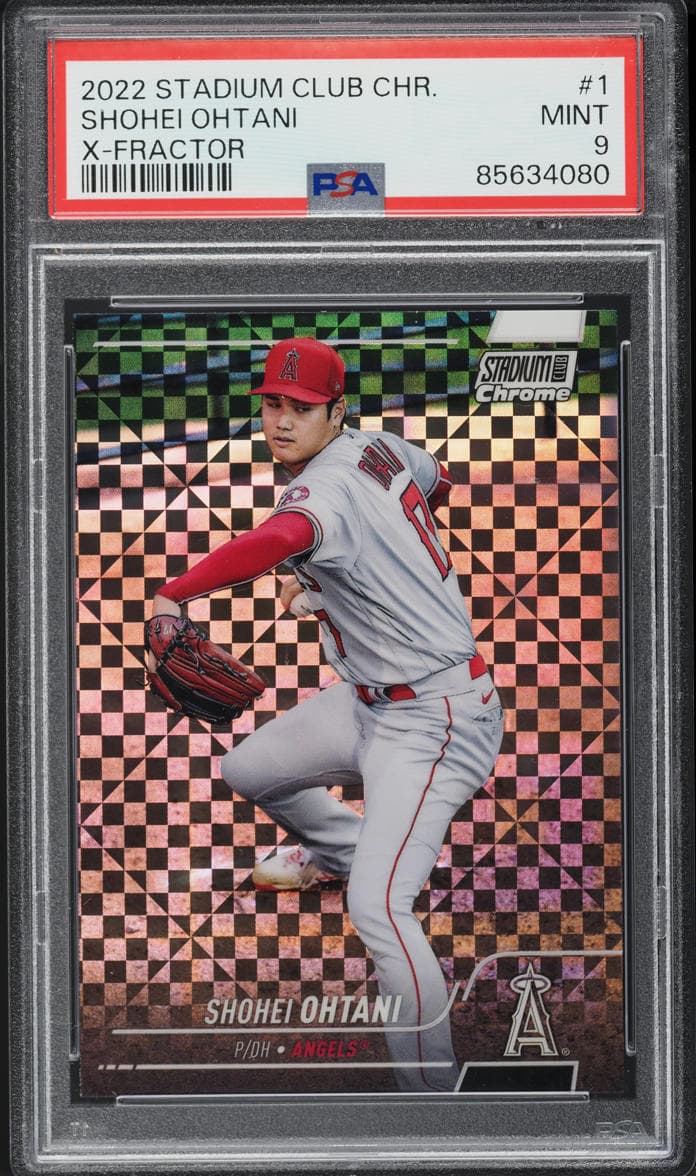 Stadium Club Chrome Xfractor Shohei Ohtani #1