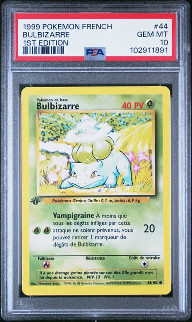 Bulbizarre 1st Edition