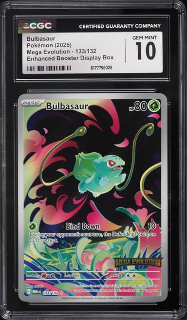 Pokemon Mega Evolution Enhanced Booster Display Box Bulbasaur #133