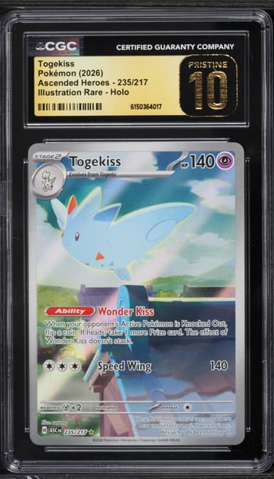 Pokemon Mega Evolution Ascended Heroes IR Togekiss #235