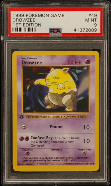 Drowzee 1st Edition