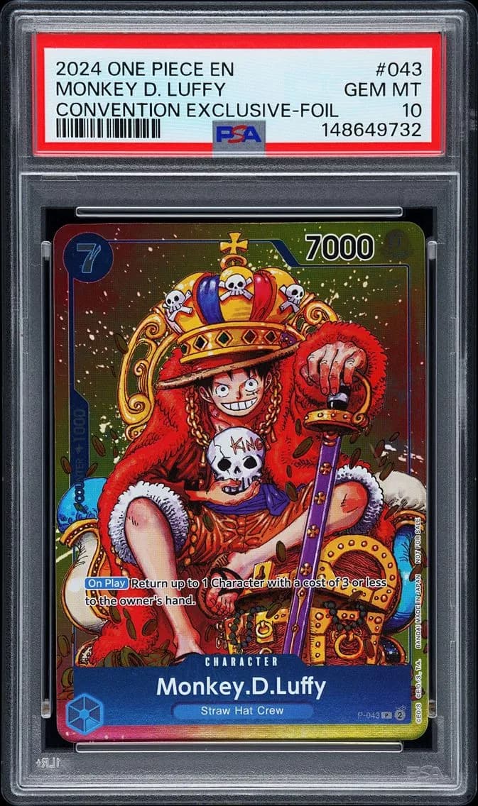 2024 #043 Monkey D. Luffy PSA 10