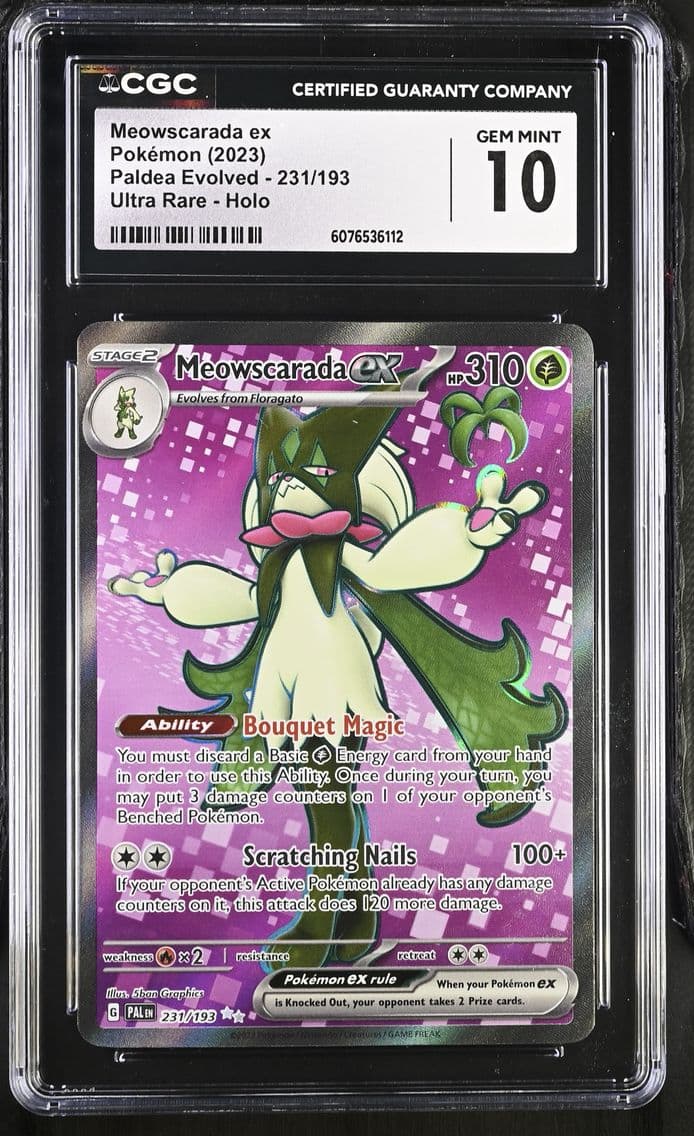 2023 #231 Meowscarada ex CGC 10 