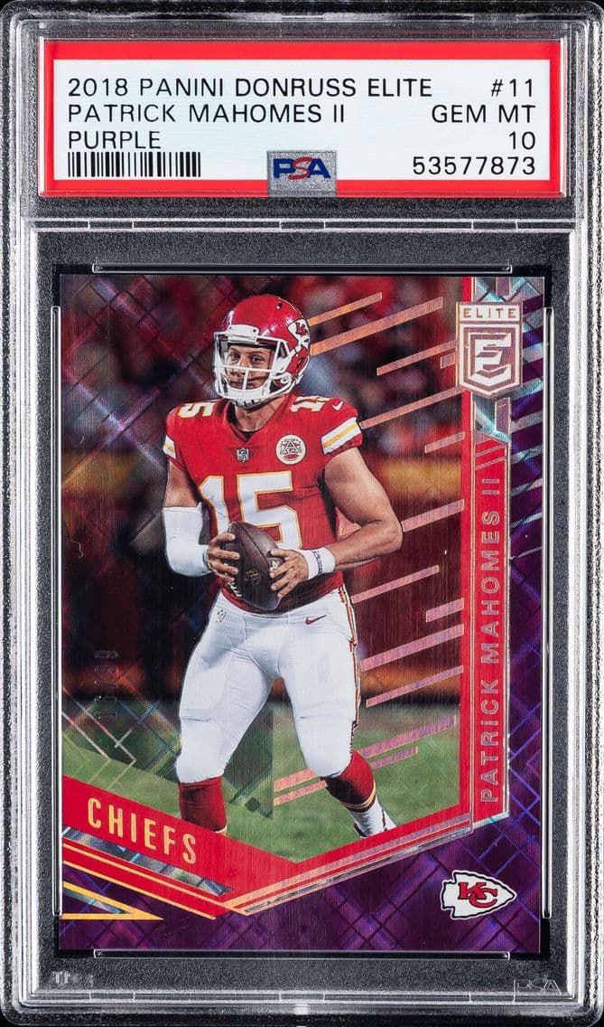 2018 #11 Patrick Mahomes II PSA