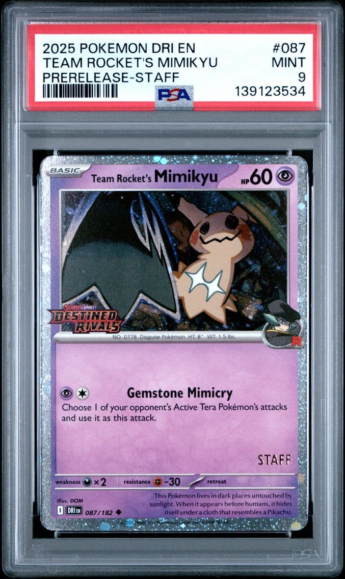 2025 #087 Team Rocket's Mimikyu 