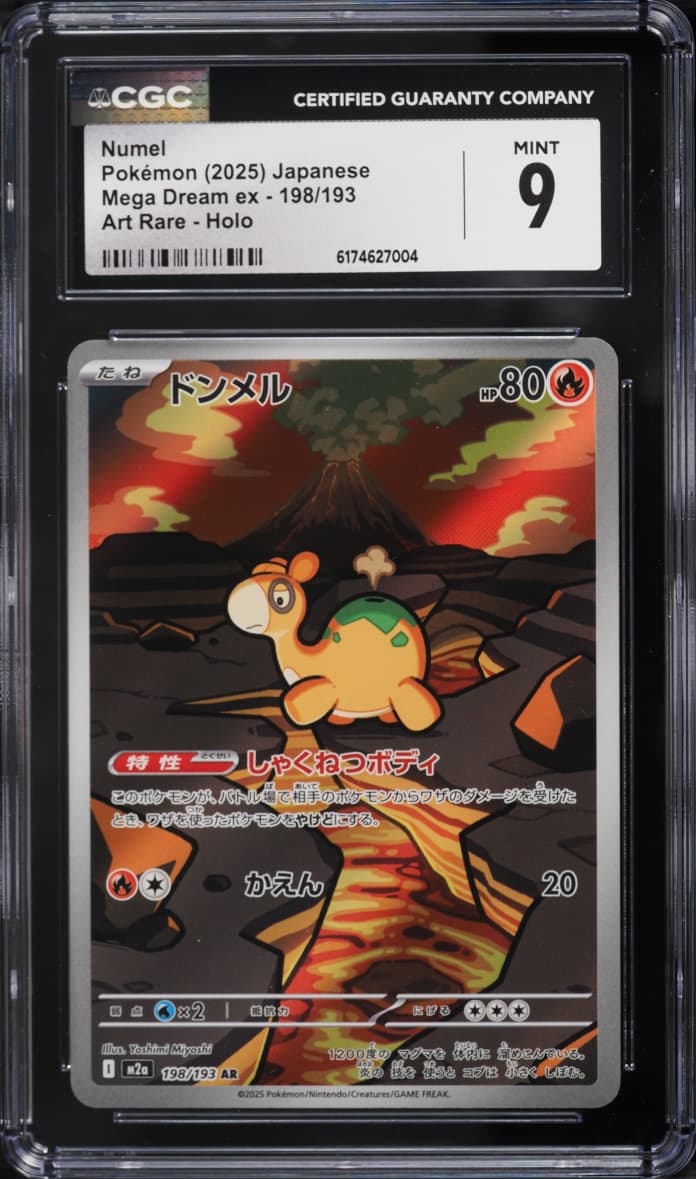 Pokemon Japanese Mega Dream Ex AR Numel #198