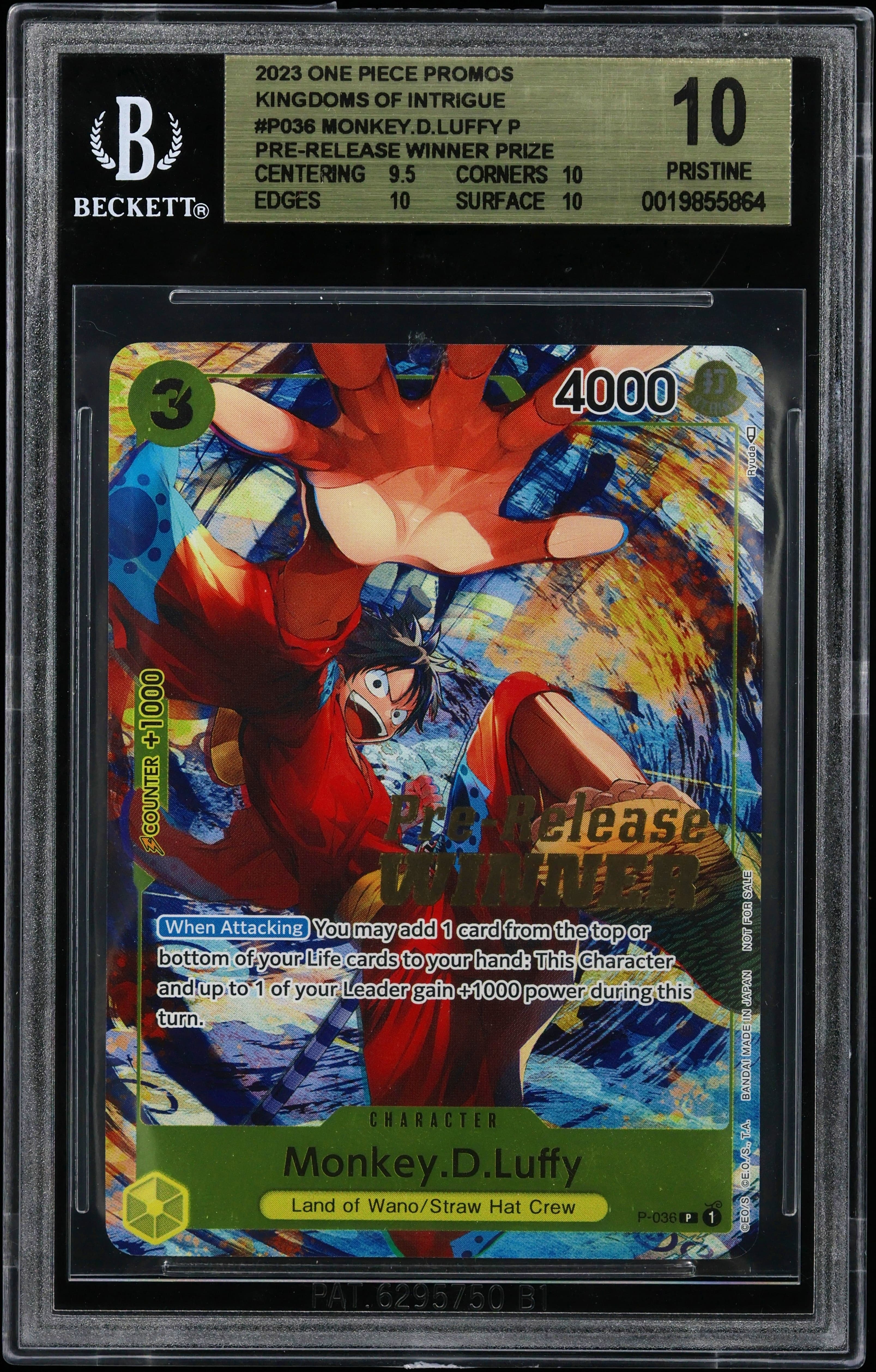 Monkey.D.Luffy P/(Pre-Release Winner Prize)