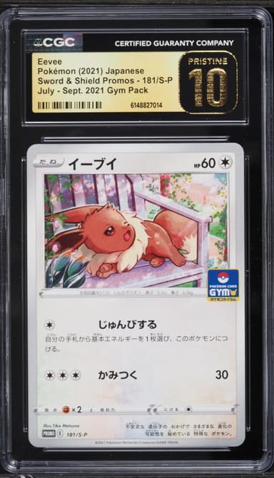 Pokemon Japanese Sword & Shield Promo Gym Pack Eevee #181