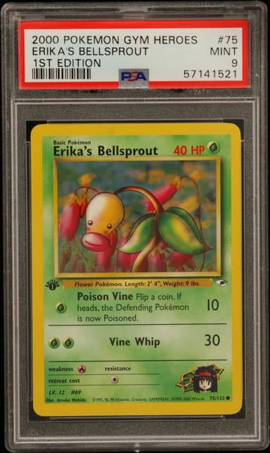 Erika's Bellsprout 1st Edition