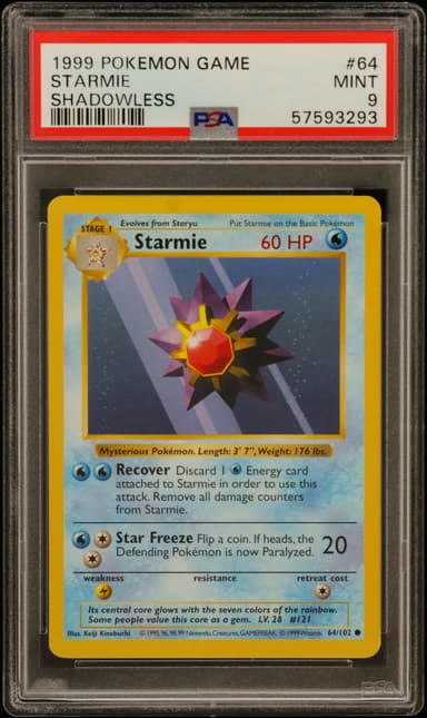Starmie Shadowless
