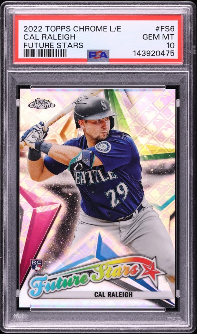 Topps Chrome Logofractor Future Stars Cal Raleigh ROOKIE #FS6