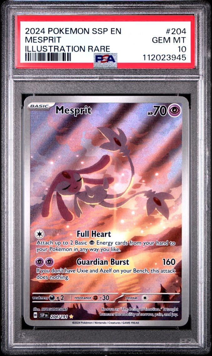2024 #204 Mesprit PSA 10 Ssp EN-