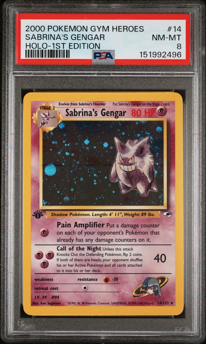 2000 #14 Sabrina's Gengar Holo-1