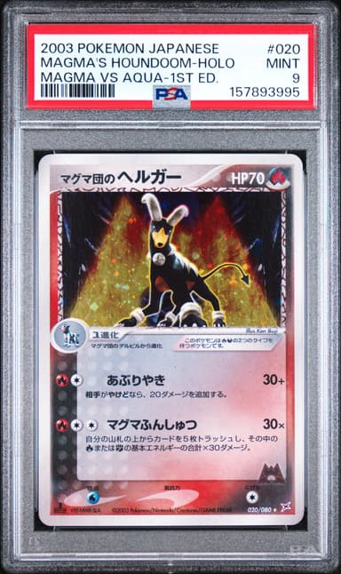 Team Magma's Houndoom-Holo 1st Edition
