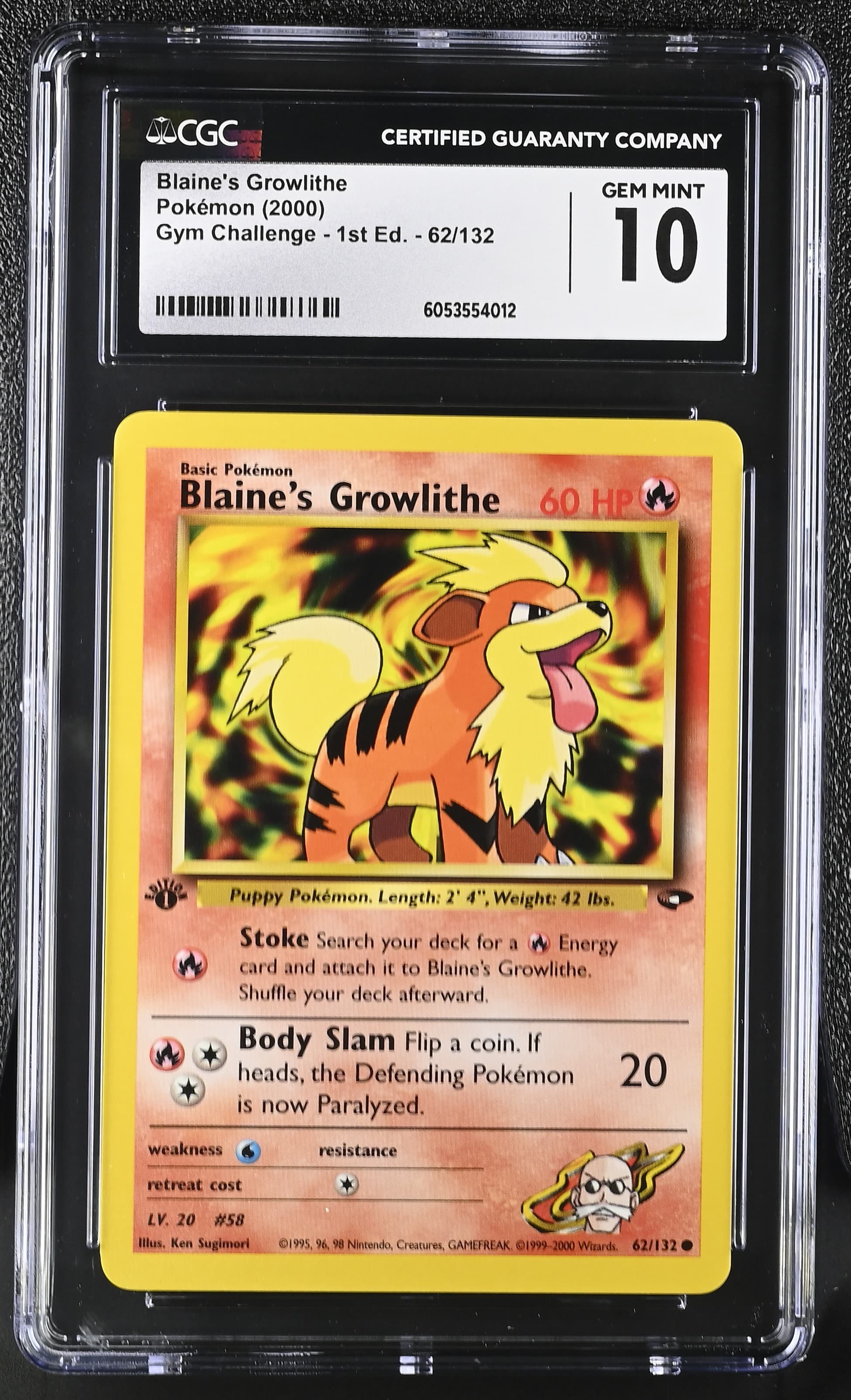 Blaine's Growlithe