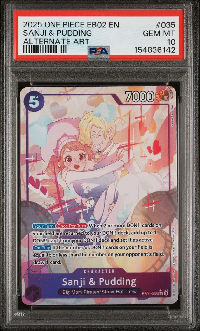 2025 #035 Sanji & Pudding PSA 10