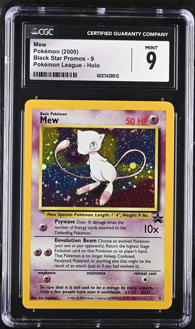 2000 #9 Mew CGC 9 Black Star Pro